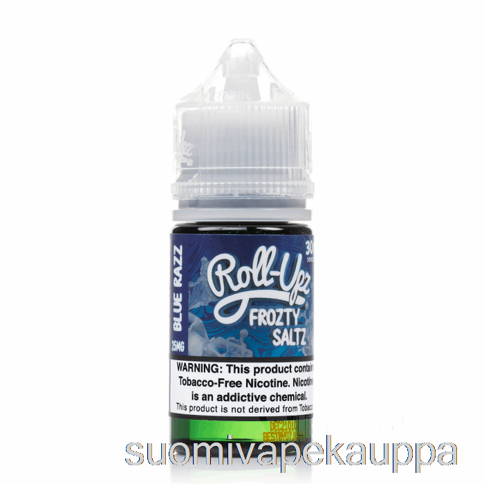 Vape Suomi Sininen Vadelmajää - Mehu Roll-upz Suola - 30ml 25mg